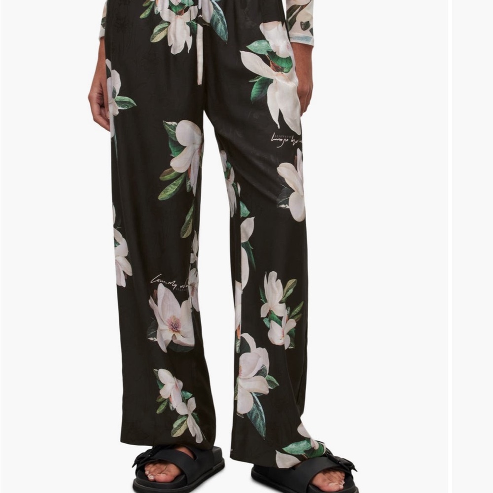 AIISaints Tyler Alessandra Floral Drawstring Pants Size Small EUC - Picture 5 of 5